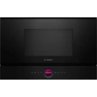 Bosch BER7321B1 Serie 8, Mikrowelle (schwarz, mit Grillfunktion)