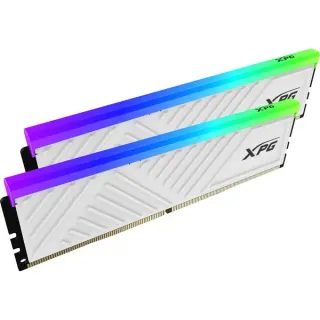 ADATA DIMM 32 GB DDR4-3200 (2x 16 GB) Dual-Kit , Arbeitsspeicher (weiß, AX4U320016G16A-DTWHD35G, XPG Spectrix D35G, INTEL XMP)