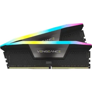 Corsair DIMM 32 GB DDR5-7000 (2x 16 GB) Dual-Kit, Arbeitsspeicher (schwarz, CMH32GX5M2B7000C40, Vengeance RGB, INTEL XMP)