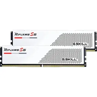 G.Skill DIMM 64 GB DDR5-6000 (2x 32 GB) Dual-Kit, Arbeitsspeicher (weiß, F5-6000J3040G32GX2-RS5W, Ripjaws S5, INTEL XMP)