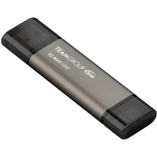 Team Group X2 MAX 1 TB, USB-Stick (titan/schwarz, USB-A, USB-C)