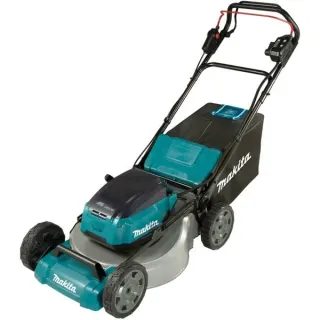 Makita Akku-Rasenmäher DLM536Z, 36Volt (2x18Volt) (blau/schwarz, ohne Akku und Ladegerät, mit Radantrieb)