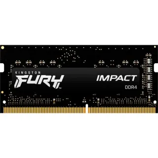 Kingston FURY SO-DIMM 16 GB DDR4-3200 , Arbeitsspeicher (schwarz, KF432S20IB/16, Impact, INTEL XMP)