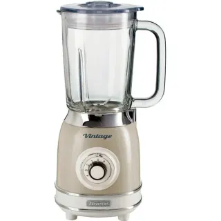 Ariete Standmixer Vintage creme, Glasbecher (beige, 1.000 Watt, 1,5 Liter, B-Ware)