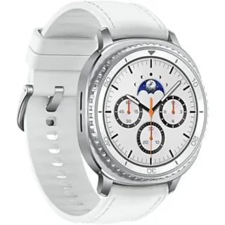 Samsung Galaxy Watch8 Classic, Smartwatch (weiß, 46mm, Bluetooth, Hybrid-Armband, B-Ware)