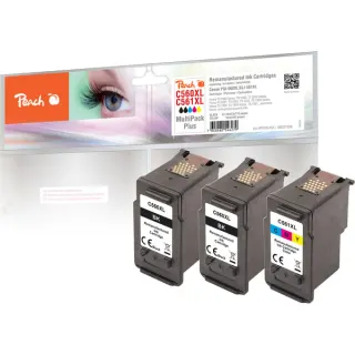 Peach Tinte Spar Pack Plus PI100-455 (kompatibel mit Canon PG-560XL, CL-561XL)
