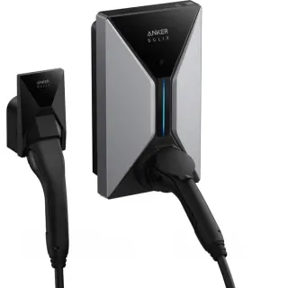 Anker SOLIX V1 Wallbox 22KW, 32A 3-phasig (schwarz/grau, ohne Kabel, mit Typ2-Ladebuchse)