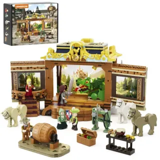 Lumibricks Mittelalterliche Truppenkutsche, Konstruktionsspielzeug