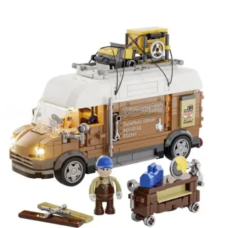 Lumibricks Tischlerei-Transporter, Konstruktionsspielzeug