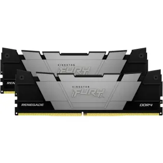 Kingston FURY DIMM 32 GB DDR4-4000 (2x 16 GB) Dual-Kit, Arbeitsspeicher (schwarz, KF440C19RB12K2/32, Renegade, INTEL XMP)