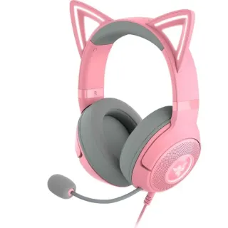 Razer Kraken Kitty V2, Gaming-Headset (pink, USB-A)
