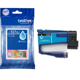 Brother Tinte cyan LC527XLC