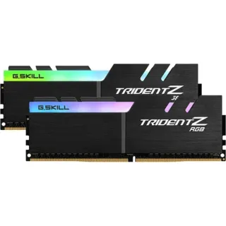 G.Skill DIMM 16 GB DDR4-3200 (2x 8 GB) Dual-Kit, Arbeitsspeicher (schwarz, F4-3200C16D-16GTZR, Trident Z RGB, INTEL XMP)