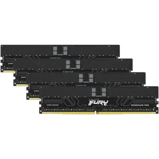 Kingston FURY RIMM 64 GB DDR5-6000 (4x 16 GB) Quad-Kit ECC, Arbeitsspeicher (schwarz, KF560R32RBEK4-64, Renegade Pro, Registered, INTEL XMP, AMD EXPO)