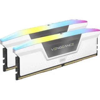 Corsair DIMM 64 GB DDR5-5600 (2x 32 GB) Dual-Kit, Arbeitsspeicher (weiß, CMH64GX5M2B5600C40W, Vengeance RGB, INTEL XMP)