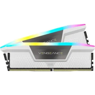 Corsair DIMM 32 GB DDR5-6000 (2x 16 GB) Dual-Kit, Arbeitsspeicher (weiß, CMH32GX5M2B6000C36W, Vengeance RGB, INTEL XMP)