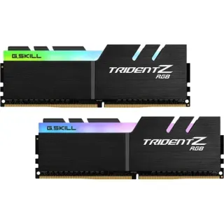 G.Skill DIMM 16 GB DDR4-3000 (2x 8 GB) Dual-Kit, Arbeitsspeicher (schwarz, F4-3000C16D-16GTZR, Trident Z RGB, INTEL XMP)