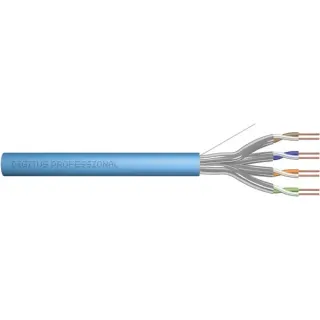 Digitus Professional Cat.6a U/FTP Verlegekabel simplex, Eca (blau, 100 Meter Rolle)