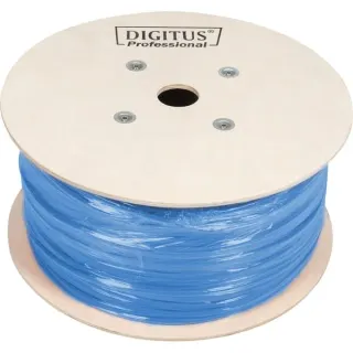 Digitus Professional Cat.6a U/UTP Verlegekabel simplex, Eca (blau, 305 Meter Trommel)