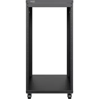Digitus Universal 19-Zoll Equipment Rack mit Rollen, Rack, Server-Gehäuse (schwarz, 21 Höheneinheiten)