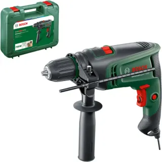 Bosch Heimwerken & Garten Schlagbohrmaschine UniversalImpact 7500 (grün/schwarz, 750 Watt, Koffer)