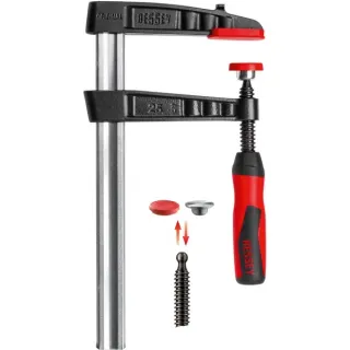 BESSEY Schraubzwinge TG30-2K (schwarz/rot, 300 / 140)