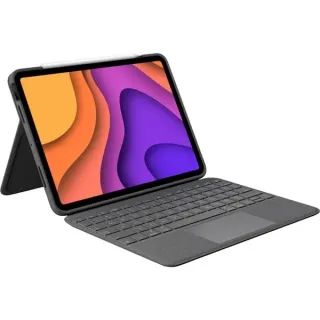 Logitech Folio Touch, Tastatur (grau, DE-Layout, für iPad Air (4. Generation) )