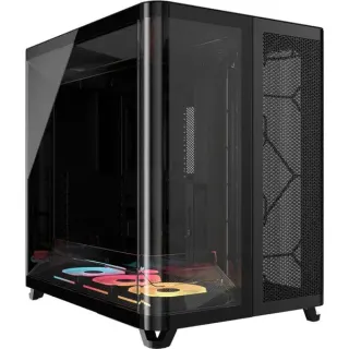 Corsair AIR 5400 LX-R LINK , Tower-Gehäuse (schwarz, Panoramic Glass)