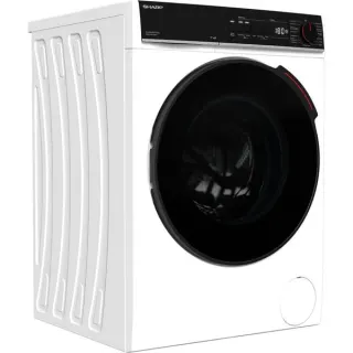 SHARP ES-WNFB814CWDA-DE , Waschmaschine (weiß/schwarz, WIFI, Advanced Inverter Motor)
