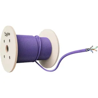 Digitus Professional Cat.6 F/UTP Verlegekabel simplex, Dca (violett, 500 Meter Trommel)