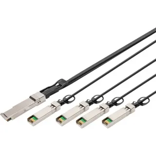 Digitus 40G QSFP+ zu 4XSFP+ Direct Attach Kabel 2m