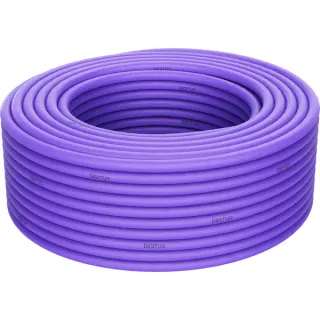 Digitus Professional Cat.6 F/UTP Verlegekabel simplex, Cca (violett, 100 Meter Rolle)