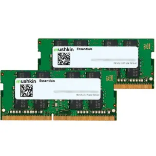 Mushkin SO-DIMM 32 GB DDR4-2400 (2x 16 GB) Dual-Kit, Arbeitsspeicher (MES4S240HF16GX2, Essentials)