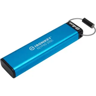 Kingston IronKey Keypad 200 64 GB, USB-Stick (USB-C 3.2 Gen 1)