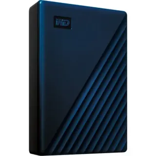 WD My Passport for Mac 4 TB, Externe Festplatte (blau/schwarz, Micro-USB-B 3.2 Gen 1)