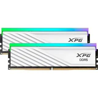 ADATA DIMM 48 GB DDR5-6000 (2x 24 GB) Dual-Kit, Arbeitsspeicher (weiß, AX5U6000C3024G-DTLABRWH, Lancer Blade RGB, INTEL XMP, AMD EXPO)