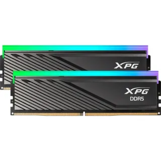 ADATA DIMM 48 GB DDR5-6000 (2x 24 GB) Dual-Kit, Arbeitsspeicher (schwarz, AX5U6000C3024G-DTLABRBK, Lancer Blade RGB, INTEL XMP, AMD EXPO)