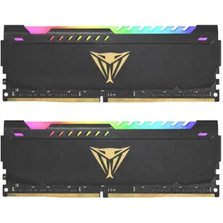 Patriot DIMM 32 GB DDR4-3600 (2x 16 GB) Dual-Kit, Arbeitsspeicher (schwarz, PVSR432G360C8K, Viper Steel RGB, INTEL XMP)