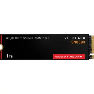 WD Black SN850X NVMe SSD 1 TB (schwarz, PCIe 4.0 x4, NVMe, M.2 2280)