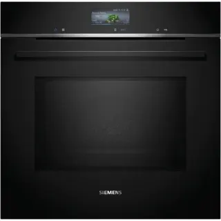 Siemens HM776GKB1 IQ700, Backofen (schwarz/edelstahl, mit Mikrowellenfunktion, 60 cm, Home Connect)