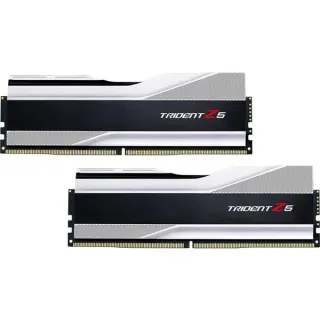 G.Skill DIMM 64 GB DDR5-6000 (2x 32 GB) Dual-Kit, Arbeitsspeicher (silber, F5-6000J3238G32GX2-TZ5S, Trident Z5, INTEL XMP)